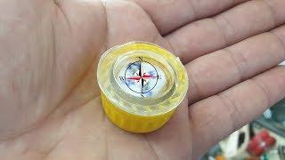 How to make a Magnetic Compass from Plastic Bottle - DIY Compass