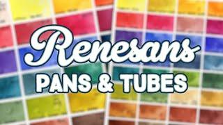 Renesans PANS & TUBES Watercolor Review