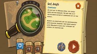 Kingdom Rush Frontiers - Lost Jungle (Level 9) Campaign Hard/Veteran Difficulty Walkthrough