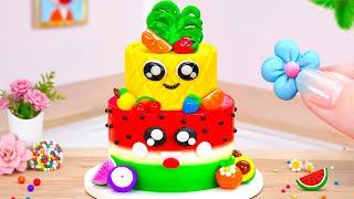 Amazing Pineapple Fruit Cake Decorating  1000+ Miniature Fondant Chocolate Cake Ideas  Sun Cakes