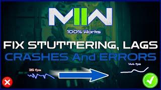 How To Fix Modern Warfare 2 Stuttering, Lagging, Freezing, Crashing Issues on PC | MW 2 FIX