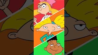 Hey Arnold - Helga, Arnold and Gerald From Drawing to Paint Reveal #shorts