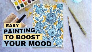 Easy painting tutorial to boost your mood!