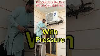 "Haier DC Inverter Outdoor   Unit Washing"