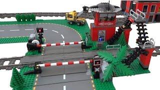 Lego train level crossing 10128 automated by Arduino