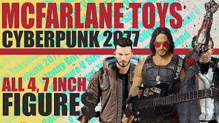 4 Cyberpunk 2077 Figures 1 Review | McFarlane Toys | Jonny SilverHand, V, Takemura | Form 2020