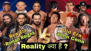 Who Is More Powerful Era - John Cena VS Roman Reigns New Era VS Old Era Comparison in WWE 2021 Fight