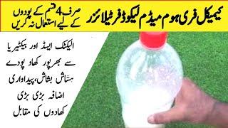 How to make homemade liquid fertilizer at home from yogurt