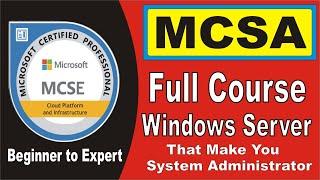 MCSA Full course In Hindi | MCSA Full Tutorial 2022 | System administration complete course