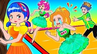 Doll Squid Game Join in MLP World! The Princesses Felt so Scared.! | Poor Princess Life Animation