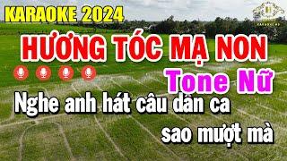 Hương Tóc Mạ Non Karaoke Tone Nữ ( Am ) Cha Cha Cha Nhạc Sống Dễ Hát | Trọng Hiếu