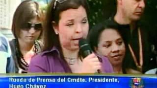 Chávez a Andreína Flores. "Respeta para que te respeten".mp4