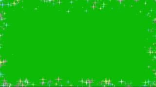 Green Screen Glitters Sparkle Frame Colour Shiny Footage Frame Glitter color Chromakey