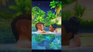 Kissing in the Water? #sims4 #gaming #shorts #sims #simshacks #sims4news