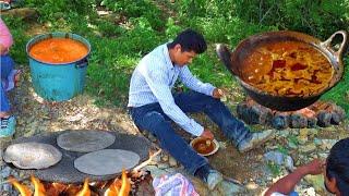 Comer en el CERRO Adobo de Puerco con los TRABAJADORES en la SIEMBRA