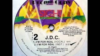 J.D.C. - I'm For Real (Instrumental). 1988, 4 Sight Records Inc.