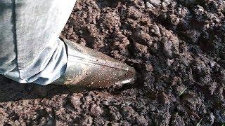 Rubber boots stuck in peat bog (in deep mud) (Part 5)