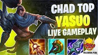 Chad Yasuo Top Ft. BaronVG - Wild Rift HellsDevil Plus Gameplay