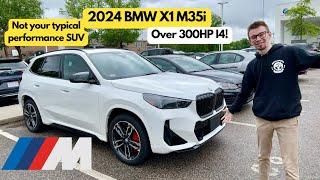 Rainy day cruise in the 2024 BMW X1 M35i