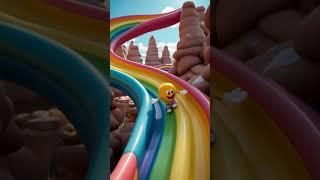 Smilo’s Candy Slide Takeover!   #smilo #animation #kidsvideo #cartoon #cute #shortvideo