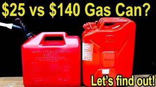 Best Gas Can? $140 Wavian vs Eagle, Surecan, Scepter, Briggs & Stratton, Midwest, VP Racing