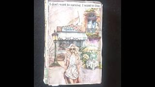 Aesthetic journal rapbooking #journaling #journal #shortsfeed