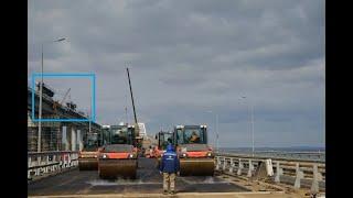 Update on the Crimean Bridge -- Repairs Start on the Railroad Section