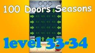 100 Doors Seasons Walkthrough,100 дверей сезоны прохождение level-33-34