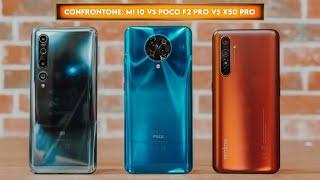 CONFRONTO XIAOMI MI 10 vs POCO F2 Pro vs Realme X50 Pro : A 500€ CHI È IL MIGLIORE?