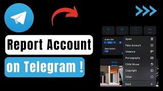 How To Report Telegram Account !