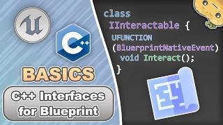 C++ Interfaces for Blueprints in Unreal Engine in 4 Minutes!