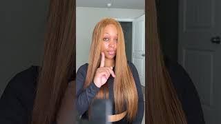 This is beautiful quick and easy on the go!! #oqhair #gluelesswig #highlights #blonde #viral