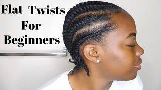 REAL TIME Flat Twist Tutorial Step By Step For Beginners