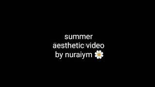 Summer aesthetic video 