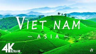 FLYING OVER VIETNAM (4K UHD) - Relaxing Music Along With Beautiful Nature Videos - 4K Video UltraHD