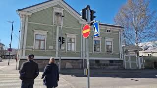 1 hour walk in Oulu, Finland on  May 18, 2024