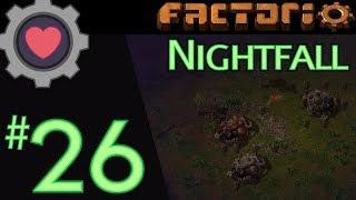 Factorio Let's Play: Nightfall (Rampant AI) #26 SMELTER PLANNING, COLUMNS