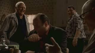 Tony and Feech La Manna Talk To Junior - The Sopranos HD