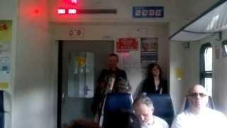 Электричка, гармонь ЯмахА