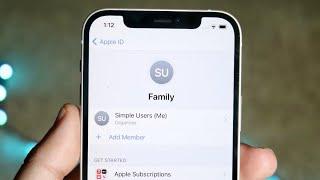 How To Setup Family Sharing On iPhone!