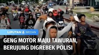 Geng Motor Tawuran di Permukiman Warga, Kini Digrebek Polisi | Liputan 6 Medan