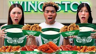 We Tried WINGSTOP For The FIRST TIME! (WINGSTOP MUKBANG)