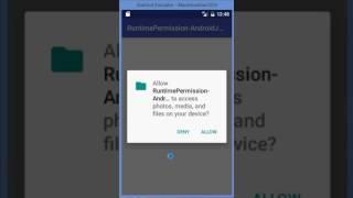 Android Runtime Permission