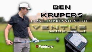 Ben Kruper's Reaction on the Range to the 2024 VENTUS | Fujikura Golf