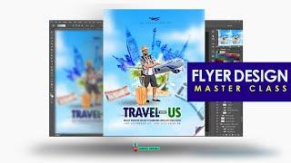 Design a STUNNING Travel Flyer in Photoshop – Easy Tutorial for Beginners!