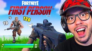 I Played *FIRST PERSON* Fortnite EARLY!