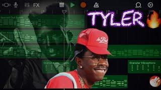 Making a Beat for Tyler, the Creator on GarageBand iOS! (CHROMAKOPIA)