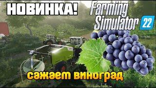 Как посадить и вырастить ВИНОГРАД? Новая культура Farming Simulator 22