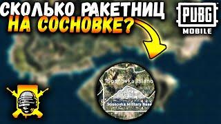 Сколько РАКЕТНИЦ на СОСНОВКЕ в ПАБГ мобайл | Где найти РАКЕТНИЦУ в ПУБГ мобайл | PUBG mobile