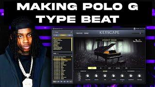 How to Make Piano POLO G Type Beat *FROM SCRATCH* | FL STUDIO Tutorial